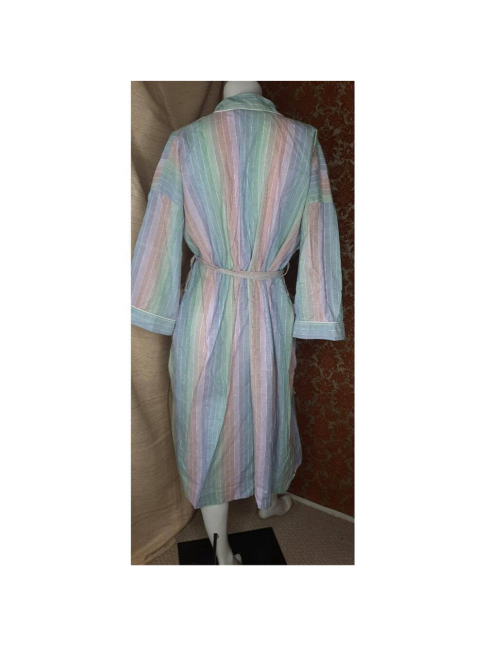 Vintage Perry Ellis cotton robe one size